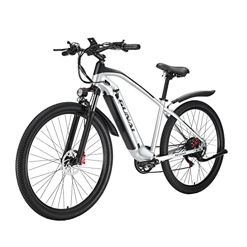 Bici elettriches : CANTAKEL Bici Elettrica per Adulto, Fuoristrada Pneumatici da 29 Pollici con Batteria Agli Ioni di Litio Rimovibile 48V 19AH e Cambio Shimano Professional a 7 Velocità