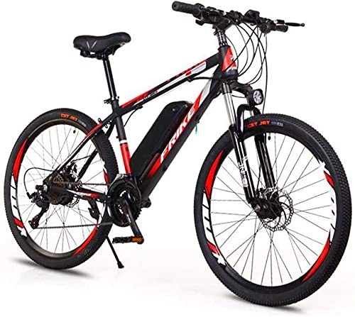 Bici elettriches : CCLLA 26 `` Ruota Bici elettrica in Lega di Alluminio 36V 10AH Batteria al Litio Rimovibile Bicicletta da Mountain Bike, Bici elettrica a 27 velocità per Adulti