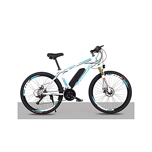 Bici elettriches : CHHD Bici elettriche, Biciclette elettriche, Biciclette elettriche per Adulti, Mountain Bike elettriche, Bici elettriche da 26 Pollici per Adulti, Bicicletta elettrica da 250 W con Batt
