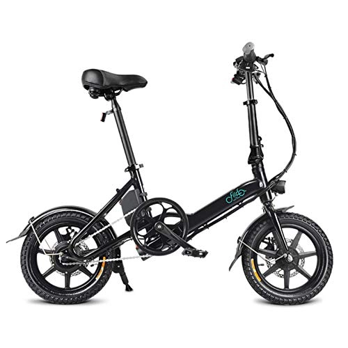 Bici elettriches : chivalrylist Bicicletta Elettrica Pieghevole per Adulto, 250W Sport Ad Alta Potenza, 14pollice