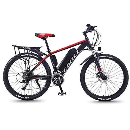 Bici elettriches : CHJ Mountain Bike Elettrica, Motore Ad Alta velocit 36V-350W, Durata della Batteria 8AN Boost 50KM, 26 Pollici, 21 velocit, Ricarica 3-4 Ore