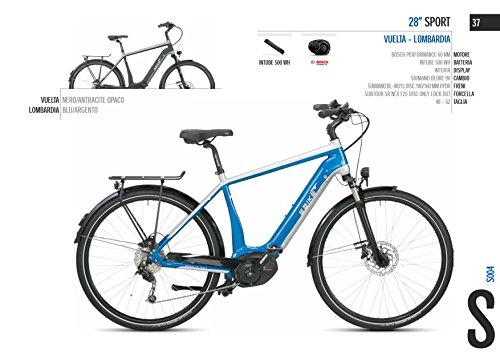 Bici elettriches : Cicli Ferrareis City Bike Uomo 28 EBIKE 28 Sport VUELTA - Lombardia