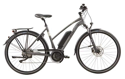 Bici elettriches : Clubman e SL 28 Pollice 48 cm Donne 10SP Freno a Disco Grigio Opaco
