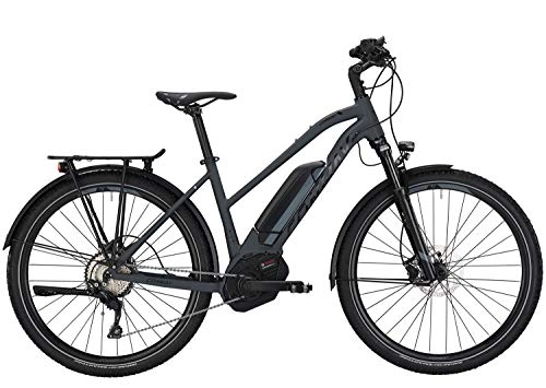 Bici elettriches : Conway EMC 627 - Bicicletta elettrica da donna, 500 Wh, colore: grigio opaco / nero