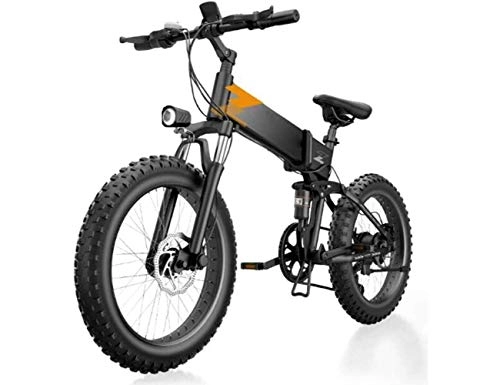 Bici elettriches : COS NI Piccola Bici Bicicletta elettrica 26 Pollici 48V 10Ah antifurto Ruote grasse Pieghevole Bicicletta elettrica Mountain elettrica Bicicletta con Massima del Motore 400 W Ciclismo all'aperto