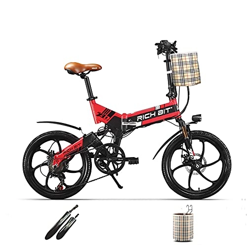 Bici elettriches : cysum TOP730 Bicicletta bici Elettrica Pieghevole uomo Pedalata Assistita, 48V 250W Brushless Motore 45 km / h, MTB a doppia sospensione, 20 zoll reifen 24 kg / 52, 91LB eBikes.