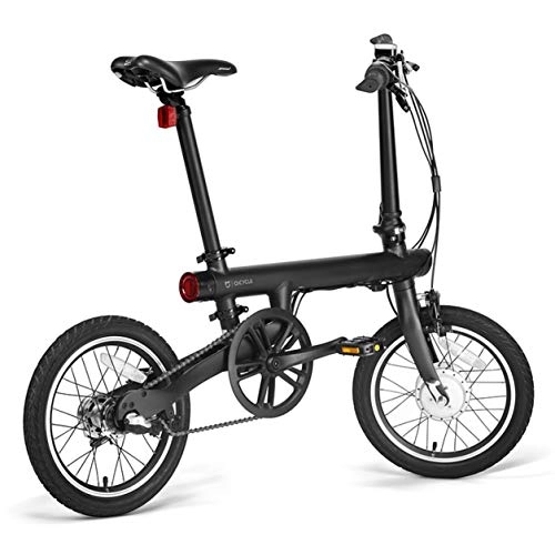 Bici elettriches : Dailyinshop Xiaomi Mi pieghevole bicicletta elettrica intelligente pieghevole bici E-Bike luce bicicletta 18"TFT schermo monitor veicolo invece di camminare (Colore: nero)