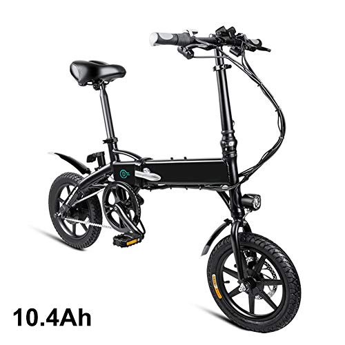 Bici elettriches : Dastrues 1 PCS Electric Folding Bike Foldable Electric Moped Bicycle Safe Adjustable Portable for Cycling