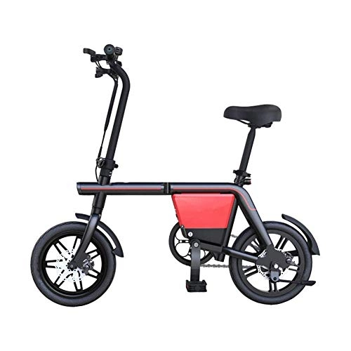 Bici elettriches : DONG Elettrico Pieghevole Adulto Bicicletta Bicicletta Body 3 modalità, Telaio in Alluminio e Freni a Disco velocità in Linea Batteria al Litio 20 kmh Unisex Rimovibile Batteria dell'au.