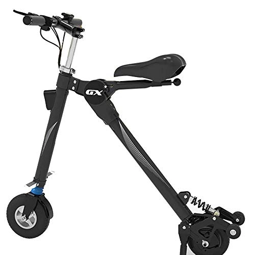 Bici elettriches : Dpliu-HW Bici Elettriche Auto elettrica Pieghevole for Scooter Elettrico Generazione for Adulti alla Guida di Piccoli Scooter Uomini e Donne Mini Batteria al Litio Leggera 20-25KM