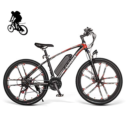 Bici elettriches : DUBAO Bicicletta elettrica 25-32 km / h, 350 W 21 velocità Mountain Bike elettrica 8AH Bicicletta elettrica 48V ciclomotore 26 Pollici Bicicletta elettrica 4 modalità di commutazione,