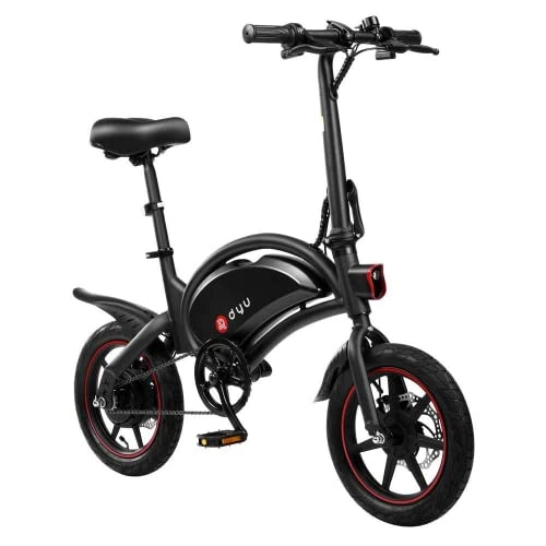 Bici elettriches : DYU D3F Bicicletta elettrica pieghevole, Smart Mountain Bike per adulti, 240 W in lega di alluminio rimovibile 36 V / 10 Ah agli ioni di litio con 3 modalità di guida