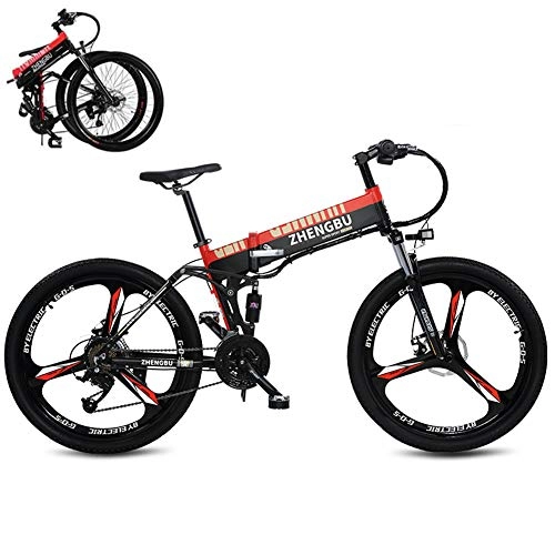 Bici elettriches : E-Bici elettrica Bike Mountain Bike 26"Bici elettrica con 48V 10Ah / 400W Batteria al Litio e 27 di velocità Pieghevole Bici elettrica