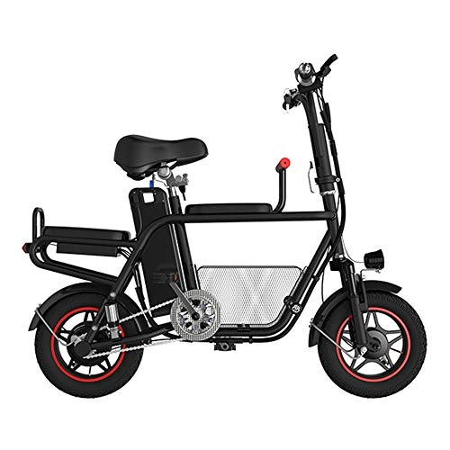 Bici elettriches : E-Bike 48V 13AH Bicicletta Elettrica Pieghevole con Motore 580 W, Sistema di Freno a Doppio Disco Anteriore e Posteriore, capacità di carico 140Kg (Gamma di Crociera: 65 km) Nero