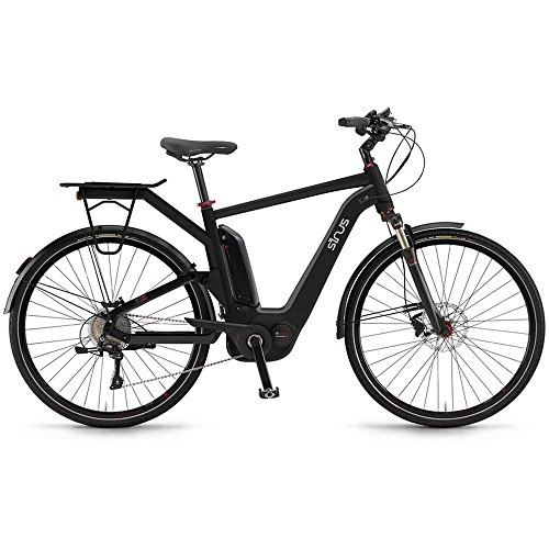 Bici elettriches : E di Bike Sinus dyo1028'Uomo 10G XT Bosch Performance Cruise 500WH, Pianoblack