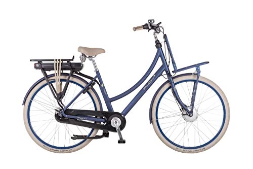 Bici elettriches : E-Rock 28 Pollice 50 cm Donne 7SP Freni a rulli Blu Opaco