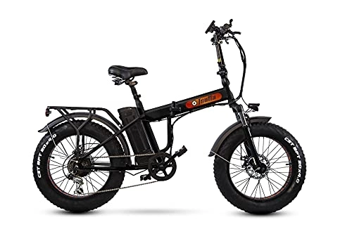 Bici elettriches : eBike Fat Foldable Multiplayer Nera