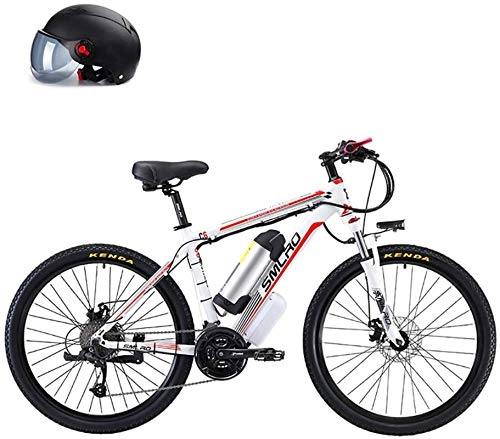 Bici elettriches : Ebikes, 26 '' Pieghevole Mountain Mountain Bike, Bicicletta elettrica con Batteria agli ioni di Litio 48V, Sospensione Completa Premium e Ingranaggi a 27 velocità, Motore 500W ZDWN