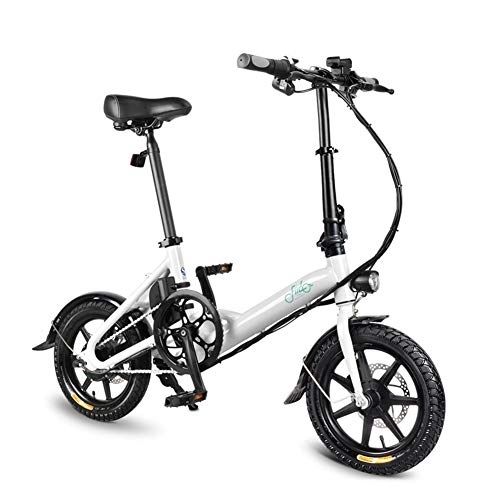 Bici elettriches : eecoo Bicicletta elettrica Pieghevole, Bici elettrica Ebike per Bici con 250 W 7.8Ah Doppio Freno a Disco per Adulti