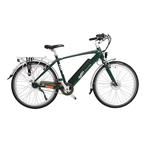 Bici elettriches : EMU Cross Bar - Bicicletta da Bicicletta, Colore: Verde