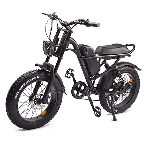 Bici elettriches : ESWING Bicicletta elettrica 162 * 10, 8 * 76cm Bicicletta elettrica retrattile a batteria al litio ad alta velocità per adulti Z-bike 7 velocità con display a LED (Nero)