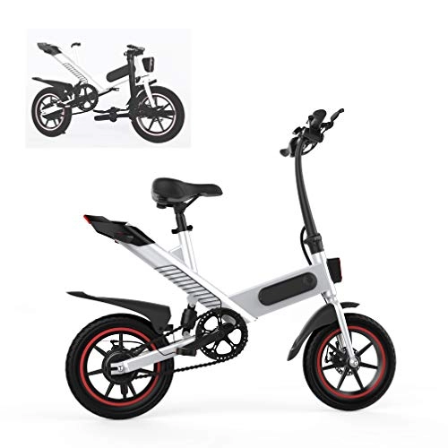 Bici elettriches : Fafrees Bicicletta elettrica Pieghevole con Pedali (36 V 350 W 10 Ah) Biciclette elettriche per Adulti da 14 Pollici, con 3 modalità (Consegna Rapida in 3-7 Giorni lavorativi) [EU Stock]