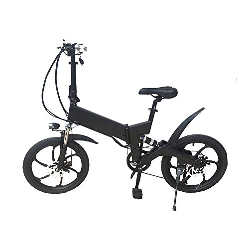 Bici elettriches : Fbewan 250W Rimovibile 36V 7.8AH agli ioni di Litio Spiaggia Neve Biciclette Ebike 20" Nuovo Pieghevole elettrica della Bici di Montagna, Nero