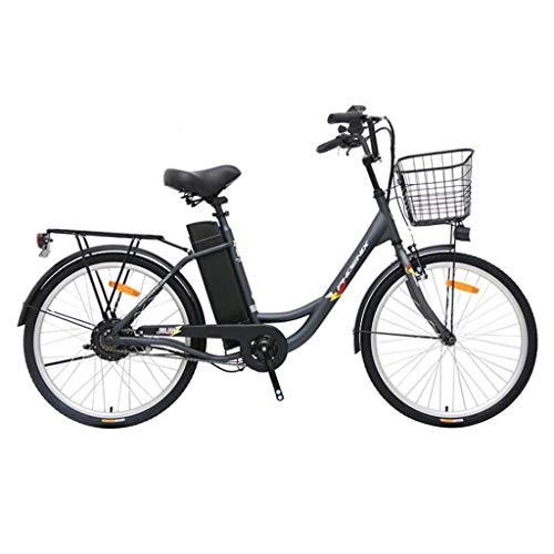 Bici elettriches : FFF-HAT Bicicletta elettrica per Adulti, Bicicletta Rimovibile per Batteria al Litio Portatile da 24", Colori Multipli Disponibili (36V10.4Ah350W)