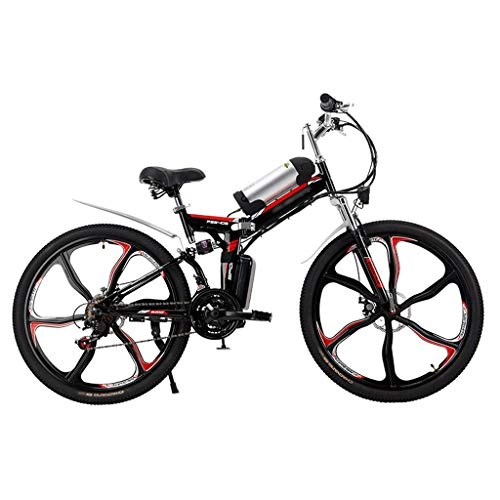 Bici elettriches : FFF-HAT Bicicletta elettrica Pieghevole da 26 Pollici Bici elettrica per Adulti / pendolare Bici elettrica Mountain Bike da Uomo