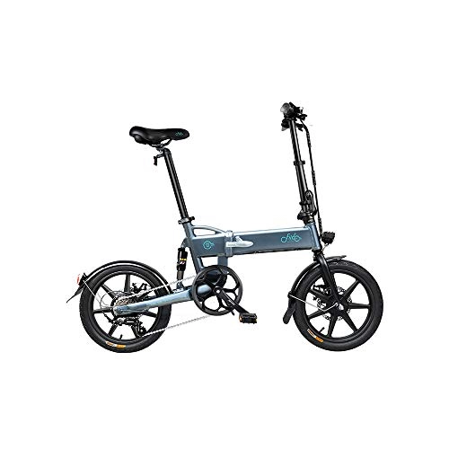 Bici elettriches : FIIDO D2S Bici Elettrica Pieghevole E-Bike Pneumatici da 16 Pollici Bicicletta Elettrica Pieghevole Motore da 250 W Watt 6 velocità Cambio per pendolarismo in Città per Adulti