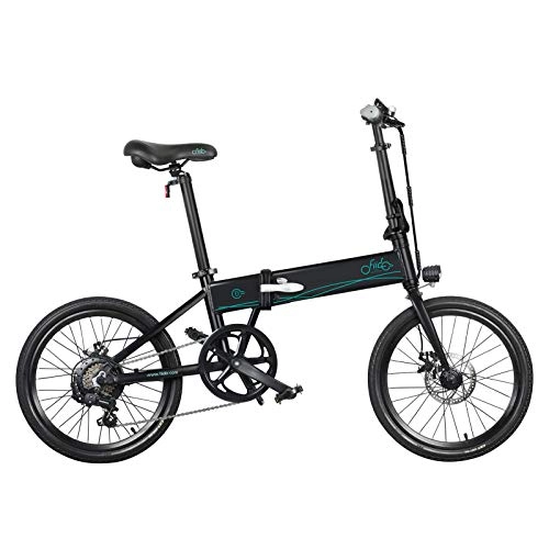 Bici elettriches : FIIDO D4S Bicicletta Elettrica Pieghevole, Veicolo Ciclismo Esterno Rimovibile Ad Alta Velocità 3 Marce, 36V 250W Brushless Motoriduttore-Lega di Alluminio Nero