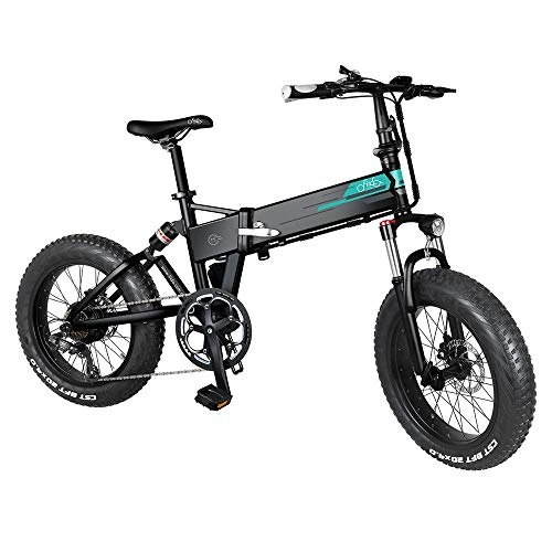 Bici elettriches : FIIDO M1 Bicicletta mountain bike uomo, mountain bike, bici elettrica da 20'' / bici da donna, city bike, e bike fat, batteria da 36 V 12, 5 Ah, trasmissione a 7 velocità