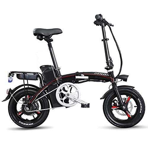 Bici elettriches : FNCUR Nuovo Pieghevole Bicicletta Elettrica Adulto di Piccola Maschio E Femmina Mini Batteria al Litio 48V Batteria Auto 48V Ad Alta velocit del Motore Regalo di Natale