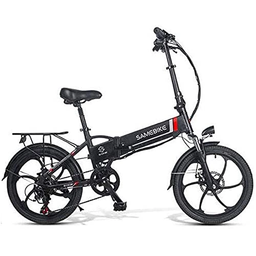 Bici elettriches : FUJGYLGL Bicicletta elettrica □ - Pieghevole in Lega di Alluminio Pieghevole Bike Bike Bike 48V 350W Bicicletta ciclomobile LCD 20