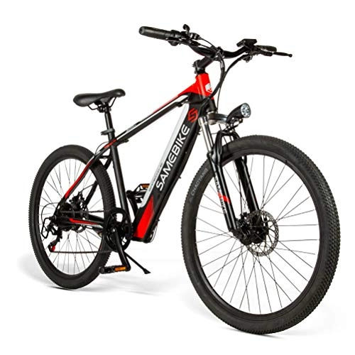Bici elettriches : Fy-Light Bici Elettrica Elettrica Ricaricabile 36V 8Ah Mountain Bike 36V 8Ah in Acciaio al Carbonio Ad Alto Tenore di Carbonio con Faro Motore da 250W