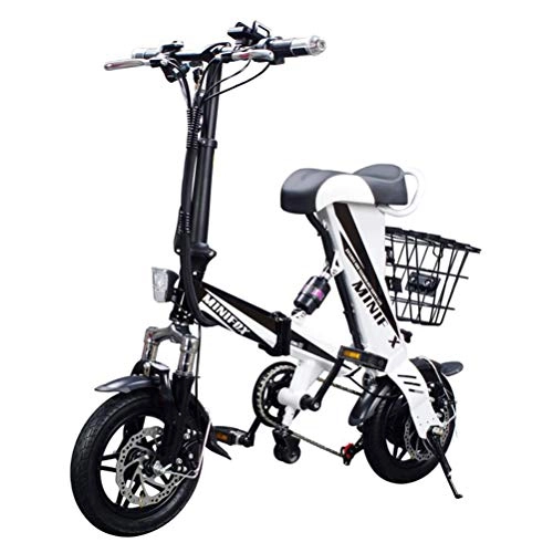 Bici elettriches : Fy-Light Engwe 12 Bicicletta Elettrica Pieghevole E-Bike con Autonomia di 15-18 Miglia Telaio Pieghevole E-Bike Scooter Potente 250W Motore 36V