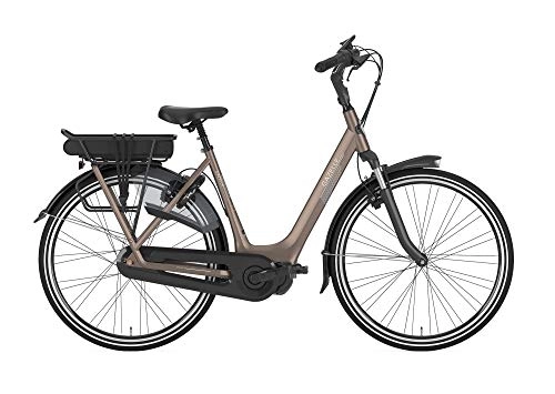 Bici elettriches : GAZELLE Grenoble C8 HMS 400Wh Ebike da Donna Pedelec 2019, Donna, Grigio, 57 Centimetri