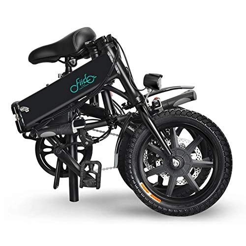 Bici elettriches : geshiglobal Bicicletta Elettrica Pieghevole E-Bike per Adulti, Bicicletta Elettrica Leggera Pieghevole Ricaricabile per Ciclismo All'aperto, Motore 350 W, Ricevuta Entro 3-7 Giorni Nero