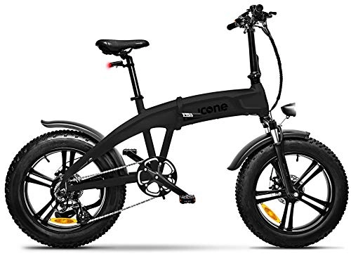 Bici elettriches : giordanoshop Icon.e Bici Elettrica Pieghevole iDesert-X5 250W Deep Black