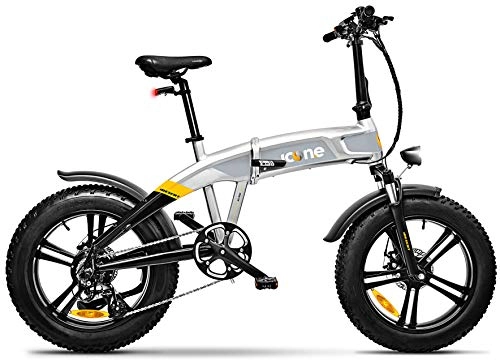 Bici elettriches : giordanoshop Icon.e Bici Elettrica Pieghevole iDesert-X5 250W Stardust Silver