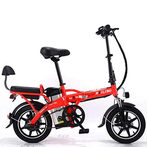 Bici elettriches : GJJSZ Bicicletta 350W 48V 10Ah Bicicletta elettrica di Potenza, Luce per Bici a LED, 3 modalità di Guida