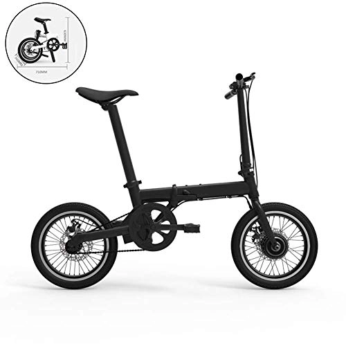 Bici elettriches : GJJSZ Bicicletta elettrica 36V 250W Bicicletta elettrica ebike Pieghevole da 16 Pollici con Batteria al Litio 3 Tipi di modalità di Guida 5 Marce