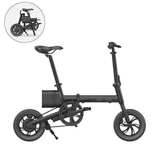 Bici elettriches : GJJSZ Ebike, Bici elettrica Pieghevole per Bici elettrica per Adulti Bicicletta elettrica da 250 W con Quadro Strumenti LCD Freni a Disco Anteriori e Posteriori