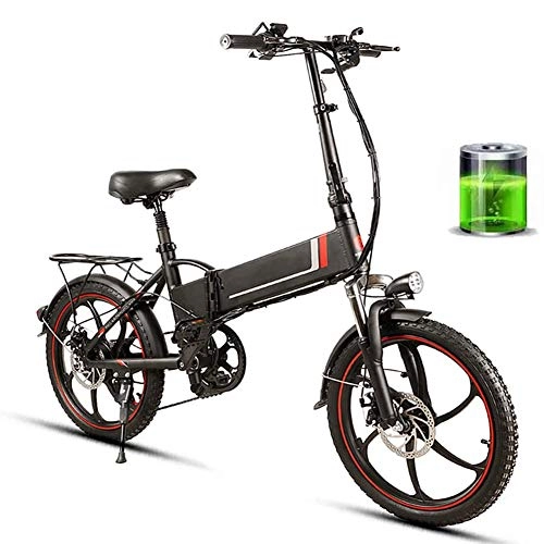 Bici elettriches : Gowell Bicicletta Elettrica Pieghevole 350W Motor 48V 10.4AH Bici Elettriche al Lavoro Batteria Cambio Shimano 21 velocità / 7 velocità E-Bike para Adultos