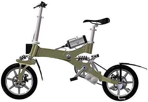 Bici elettriches : Gpzj Bicicletta elettrica Pieghevole, Bici Pieghevole Leggera e in Alluminio con Pedali Batteria a Batteria al Litio Esterna Avventura Mini Bici elettrica Sportiva