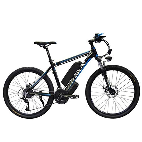 Bici elettriches : GYL Bicicletta Elettrica Mountain Bike Scooter City 48V / 10Ah Batteria Agli Ioni Di Litio 21 Velocità a Velocità Variabile Freno a Doppio Disco Ausiliario Tre Modalità Di Lavoro Bicicletta da Pendol