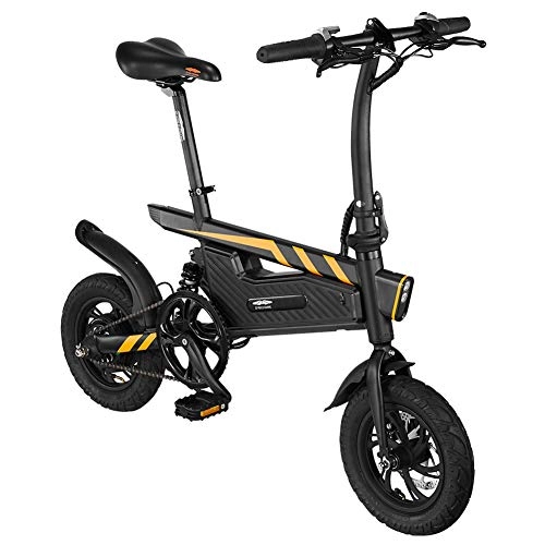 Bici elettriches : Ha aggiornato la Versione elettrica Folden Bici, Mens Bicicletta della Montagna 25 km / h Max 250W Motore 36V 7.8AH IP54 Lega di Alluminio Pieghevole Bici elettrica con fari Anteriori e Posteriori