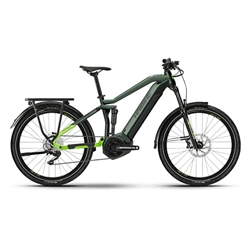 Bici elettriches : Haibike Adventr FS 8 27.5'' 140mm 11v 630Wh Yamaha PW-ST Verde 2022 Taglia 44 (Trekking Elettriche))