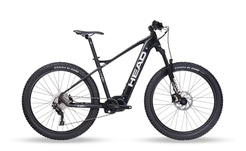 Bici elettriches : Head Lagos I E6100, Mountain Bike elettrica Unisex, Nero Opaco, 51 Centimetri