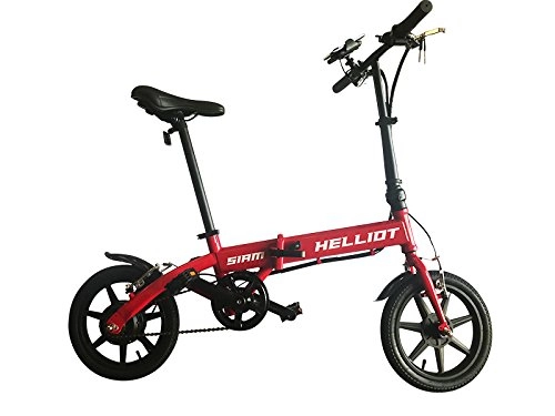 Bici elettriches : Helliot Bikes EB01, Bici Elettrica Uomo, Bianco, Taglia Unica